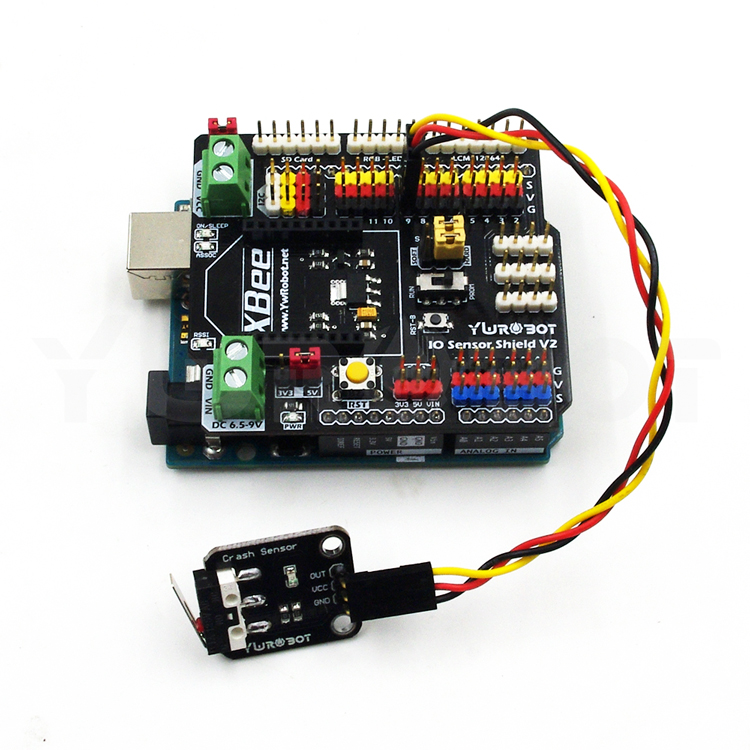 SKUSEN030200 Arduino电子积木碰撞传感器A智能机器人配件连线.jpg