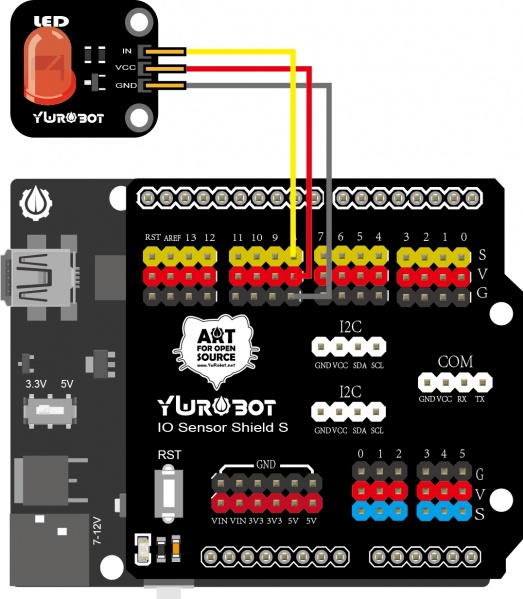 文件:Arduino传感器扩展板 电子积木接口板 精简型 兼容UNOLINE1.jpg